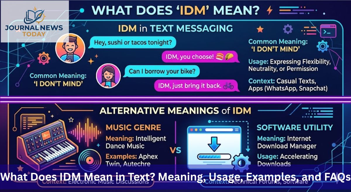 What Does IDM Mean in Text? Meaning, Usage, Examples, and FAQs