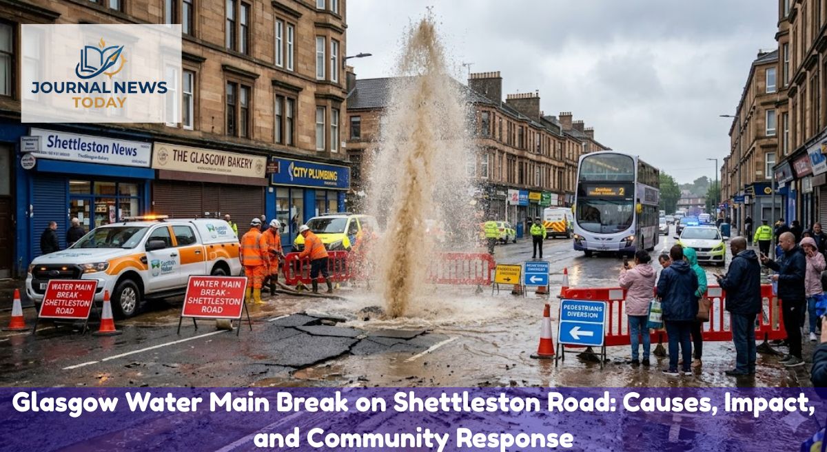 Glasgow Water Main Break on Shettleston Road: Causes, Impact, and Community Response